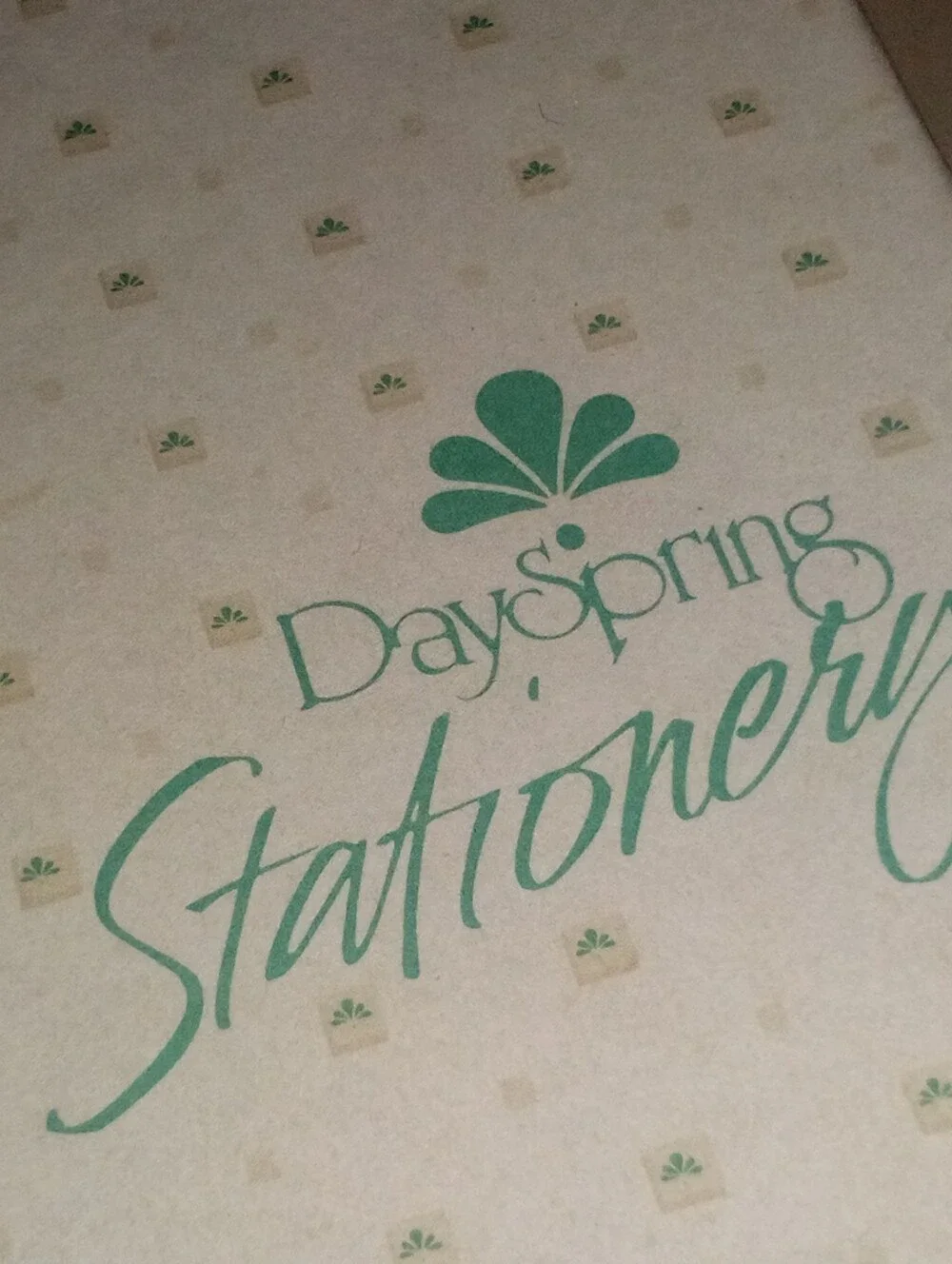 Vintage Stationary DaySpring